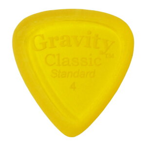GRAVITY GUITAR PICKS Classic -Standard Master Finish- GCLS4M 4.0mm Yellow �M�^�[�s�b�N