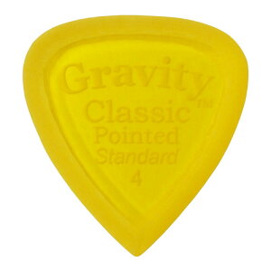 GRAVITY GUITAR PICKS Classic Pointed -Standard Master Finish- GCPS4M 4.0mm Yellow �M�^�[�s�b�N