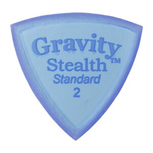 GRAVITY GUITAR PICKS Stealth -Standard Master Finish- GSSS2M 2.0mm Blue M^[sbN