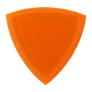 GRAVITY GUITAR PICKS Stealth -Standard Master Finish- GSSS3M 3.0mm Orange M^[sbN