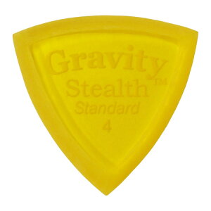 GRAVITY GUITAR PICKS Stealth -Standard Master Finish- GSSS4M 4.0mm Yellow M^[sbN