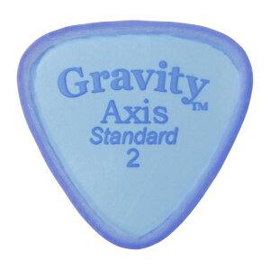 GRAVITY GUITAR PICKS Axis -Standard Master Finish- GAXS2M 2.0mm Blue M^[sbN