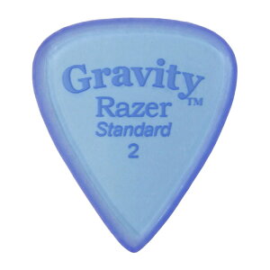 GRAVITY GUITAR PICKS Razer -Standard Master Finish- GRAS2M 2.0mm Blue �s�b�N