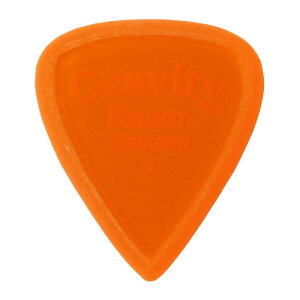 GRAVITY GUITAR PICKS Razer -Standard Master Finish- GRAS3M 3.0mm Orange �M�^�[�s�b�N