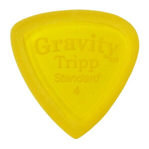 GRAVITY GUITAR PICKS Tripp -Standard Master Finish- GTRS4M 4.0mm Yellow M^[sbN