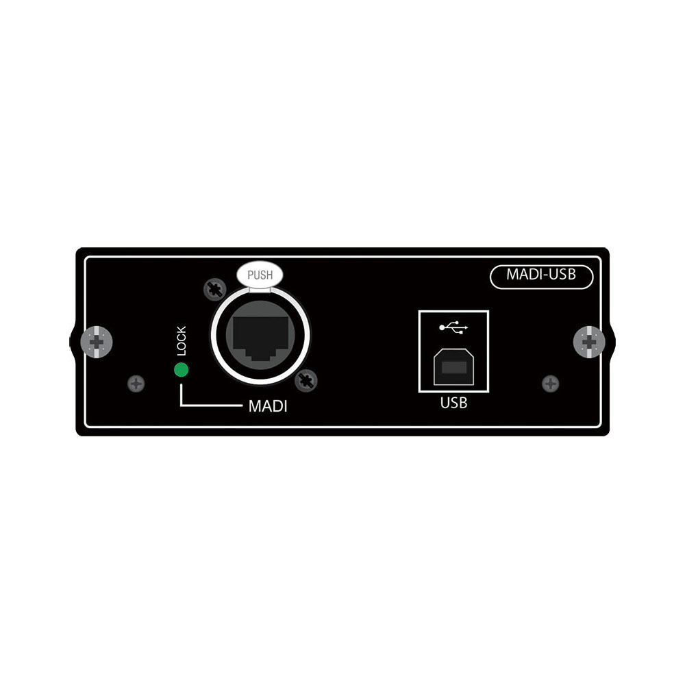 MADI対応製品とのデジタル伝送 DAWによるマルチトラックの録音 再生 Soundcraft オプションカード プレゼント MADI-USB セール特価 card Si