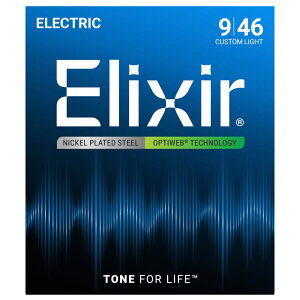 エリクサー ELIXIR 19027 2Pack Optiweb Custom Light 09-46 エレキギター弦 2セットパック