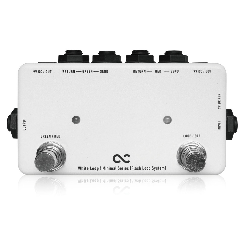 スイッチ一発でループ切替 2Loop 2DC OUTスイッチャー One Control Minimal with 上等 OUT Flash 売店 Series Loop White ループボックス