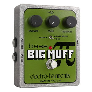 ELECTRO-HARMONIX Bass Big Muff Pi Distortion/Sustainer x[XrbO}t x[XGtFN^[