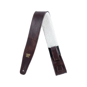 �A�[�j�[�{�[�� ERNIE BALL 4138 2.5 Adjustable Italian Leather With Fur Padding Straps Chestnut �M�^�[�X�g���b�v