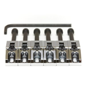 GRAPH TECH PG-0080-C6 String Saver Floyd Rose Style Saddles Chrome �M�^�[�p �u���b�W�T�h��