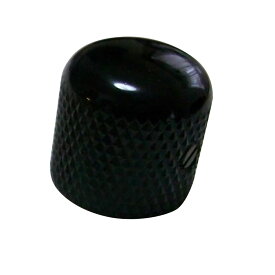 Montreux Brass Dome Knob Black No.1352 ギターパーツ