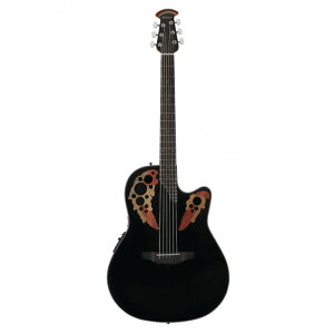 Ix[VM^[ OVATION CE44-5-G BLK Celebrity Elite Exotic Mid Depth Black GNgbNAR[XeBbNM^[ GAR