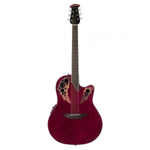 Ix[VM^[ OVATION CE44-RR-G Celebrity Elite Exotic Mid Depth Ruby Red GNgbNAR[XeBbNM^[ GAR