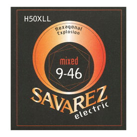 サバレス 弦 エレキ弦 SAVAREZ HEXAGONAL EXPLOSION H50XLL 09-46 エレキギター弦 ヘキサゴン エクスプロージョン