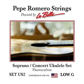 Pepe Romero US2 ウクレレ ソプラノ コンサート 弦 Low-Gセット
