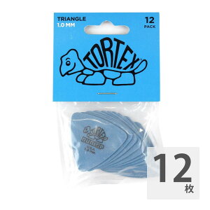 JIM DUNLOP Tortex Triangle 1.0mm Blue Player's Pack M^[sbN 12pbN