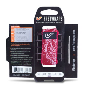 Gruv Gear FW1-BNR-MD FretWraps Red Bandana 1-Pack ~fBA 5x[X/6NVbNM^[p