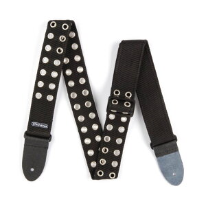 JIM DUNLOP D3819BK Classic Woven Straps Grommet �M�^�[�X�g���b�v