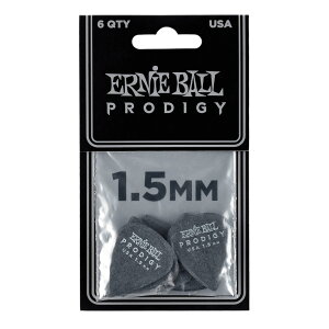 A[j[{[ ERNIE BALL Prodigy Picks 9199 Black Standard 1.50mm 6