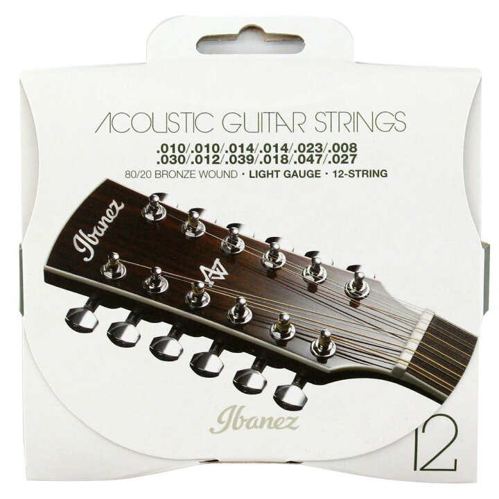 楽天市場】IBANEZ IACS12C Light 80/20 Bronze 12弦アコースティック 