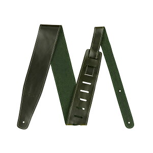 tF_[ Fender Broken-In Leather Strap 2.5" Green M^[Xgbv