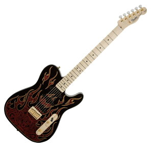 tF_[ Fender James Burton Telecaster MF Red Paisley Flames GLM^[