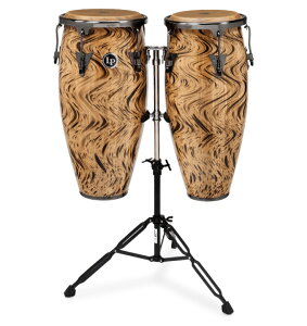 LP LPA646-HC Aspire 10���� 11�� Conga Set with Stand Havana Cafe �R���K�Z�b�g