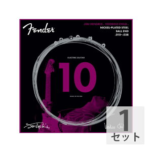 tF_[ Fender Jimi Hendrix Voodoo Child Ball End Nickel Plated Steel 10-38 GLM^[