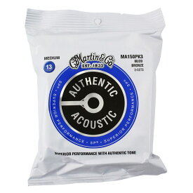 MARTIN MA150PK3 Superior Performance Bronze Medium アコースティックギター弦 3セットパック