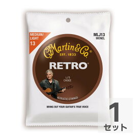 MARTIN MLJ13 Retro Acoustic Monel Nickel Medium Light LJ's Choice アコースティックギター弦