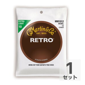 MARTIN MM1012 Retro Acoustic Monel Nickel Extra Light 12pAR[XeBbNM^[