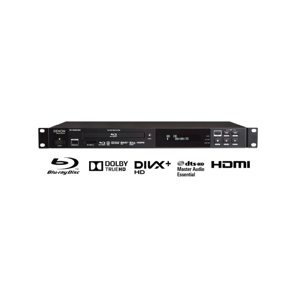 DENON Professional DN-500BD MKII Blue-ray DVD CD SD USB メディアプレーヤー