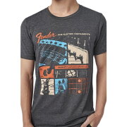 FenderJaguarT-ShirtDarkGreyL半袖Tシャツ