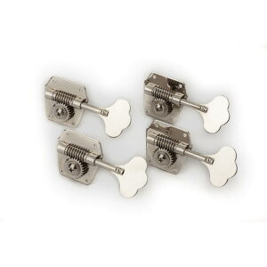 �t�F���_�[ Fender Pure Vintage Bass Tuning Machines Nickel-Plated Steel 4 �x�[�X�p�y�O