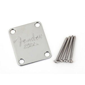 �t�F���_�[ Fender 4-Bolt American Series Bass Neck Plate with Fender Corona Stamp �x�[�X�p �l�b�N�v���[�g