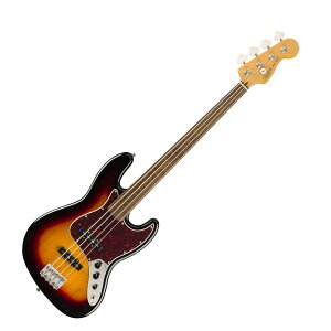XNC[/XNCA Squier Classic Vibe '60s Jazz Bass Fretless 3TS LRL GLx[X