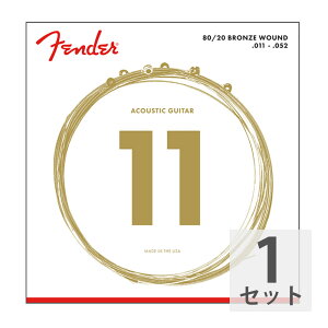 tF_[ Fender 80/20 Bronze Acoustic Strings Ball End 70CL 011-052 Gauges AR[XeBbNM^[