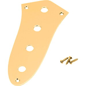 tF_[ Fender Jazz Bass Control Plate 4-Hole Gold Rg[v[g