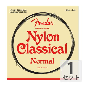 tF_[ Fender Nylon Acoustic Strings 100 Clear/Silver Tie End Gauges 028-043 NVbNM^[