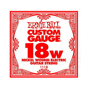 �A�[�j�[�{�[�� ERNIE BALL 1118 NICKEL WOUND 018 �M�^�[�p�o����
