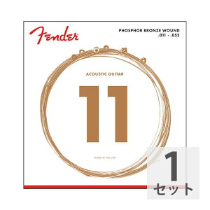 tF_[ Fender Phosphor Bronze Acoustic Guitar Strings Ball End 60CL .011-.052 Gauges AR[XeBbNM^[