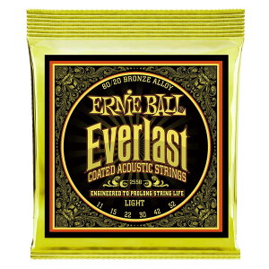 A[j[{[ ERNIE BALL 2558 Everlast Light Coated 80/20 Bronze 11-52 Gauge AR[XeBbNM^[