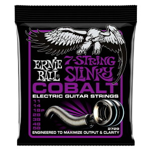 A[j[{[ ERNIE BALL 2729 Power Slinky Cobalt 11-58 Gauge 7GLM^[