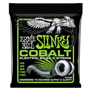 A[j[{[ ERNIE BALL 2736 Bass 5 Slinky Cobalt 45-130 Gauge 5GLx[X