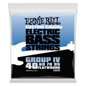 A[j[{[ ERNIE BALL 2808 Flatwound Group IV 40-95 Gauge GLx[X