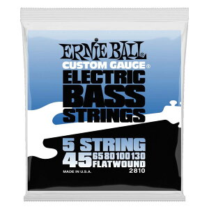 A[j[{[ ERNIE BALL 2810 Flatwound 45-130 Gauge 5GLx[X