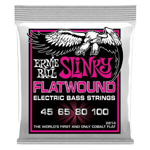 �A�[�j�[�{�[�� ERNIE BALL 2814 Super Slinky Flatwound 45-100 Gauge �G���L�x�[�X��