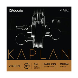 �_�_���I D'Addario KA310 1/4M Kaplan Amo Violin String Set 1/4 Scale Medium Tension�@�o�C�I�������Z�b�g 1/4�X�P�[��
