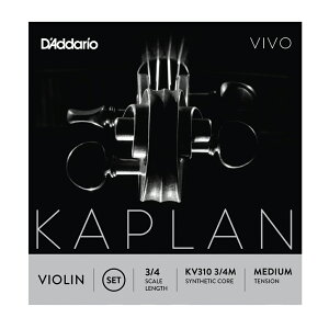 �_�_���I D'Addario KV310 1/4M Kaplan Vivo Violin String Set 1/4 Scale Medium Tension�@�o�C�I�������Z�b�g 1/4�X�P�[��